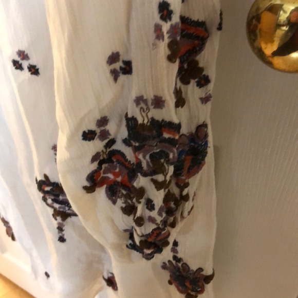 Free People white floral dress size medium - Picture 2 of 3